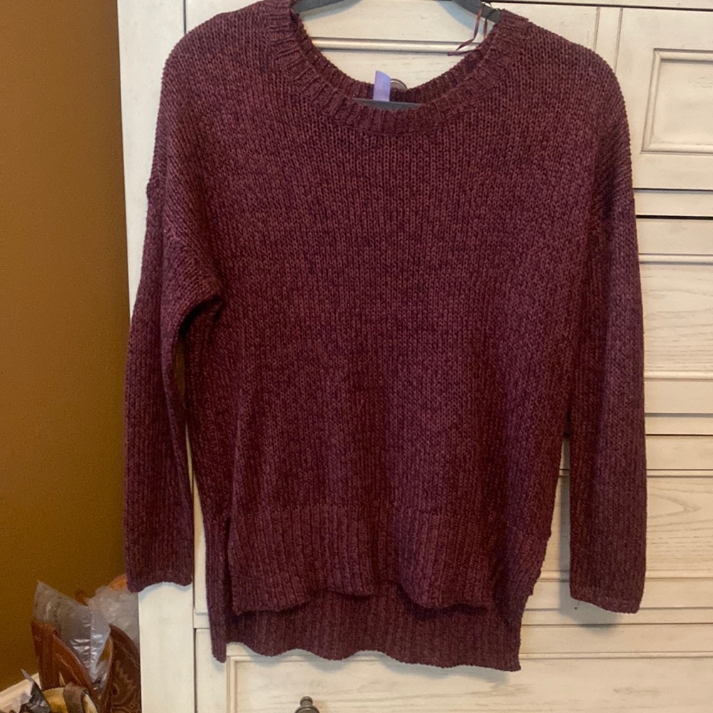 Burgundy sweater